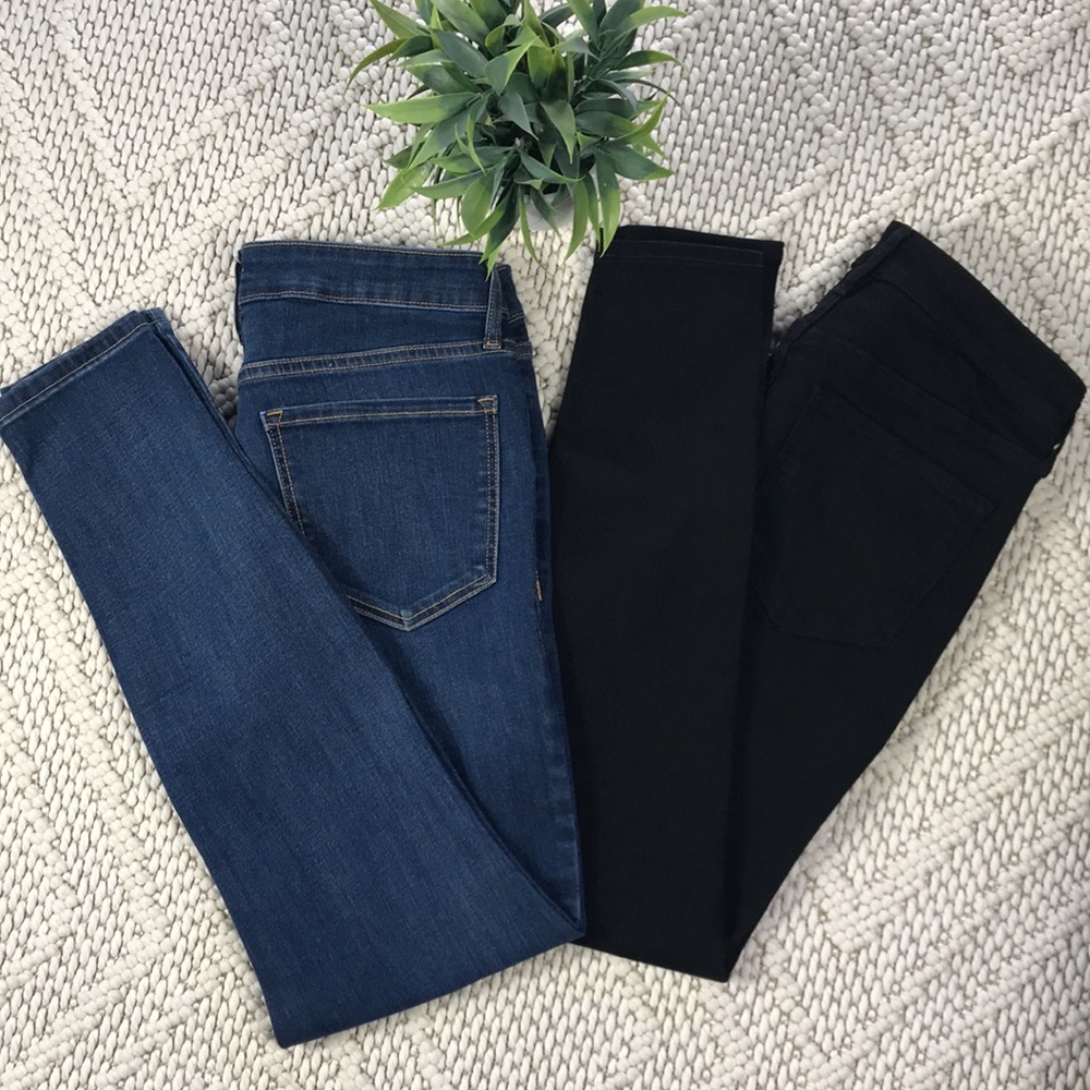 Old Navy Jeans Bundle of 2 High-Rise Rock Star Super Skinny Women’s Size 10
